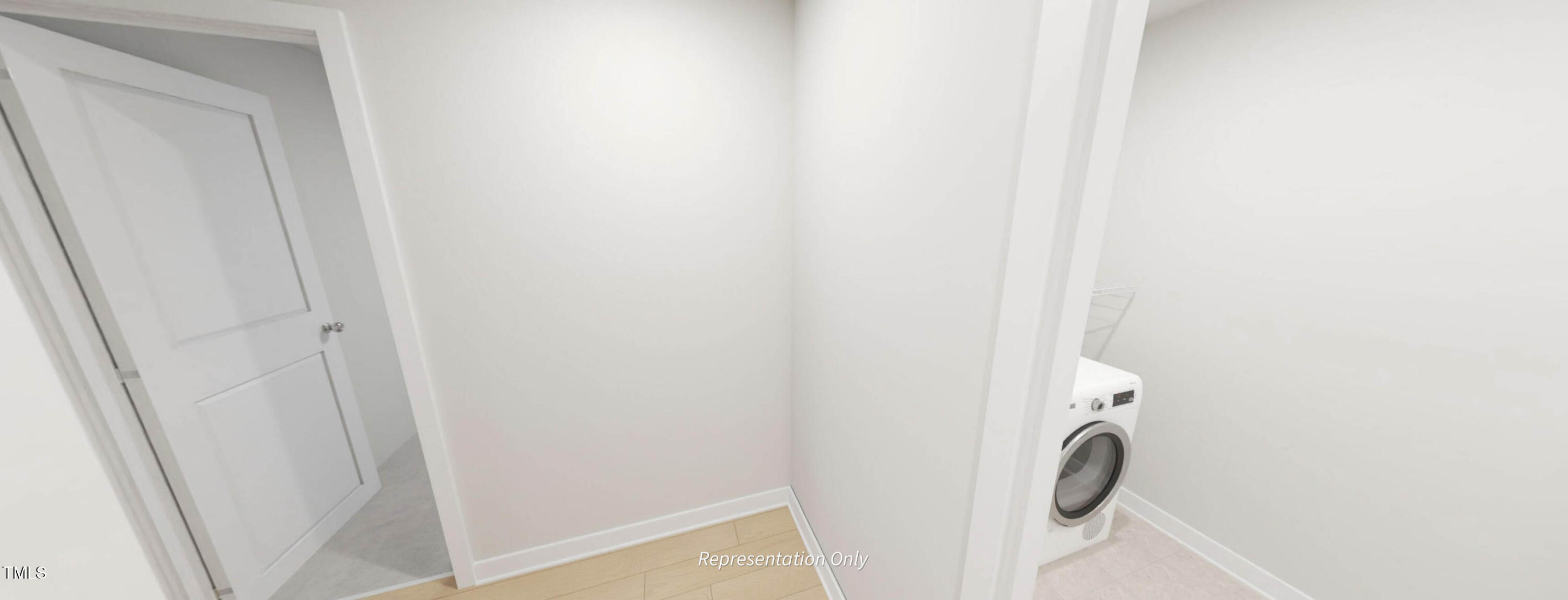 8733 Maxine Street Willow Spring, NC 27592 - Photo 18 of 34 a utility room with dryer and washer