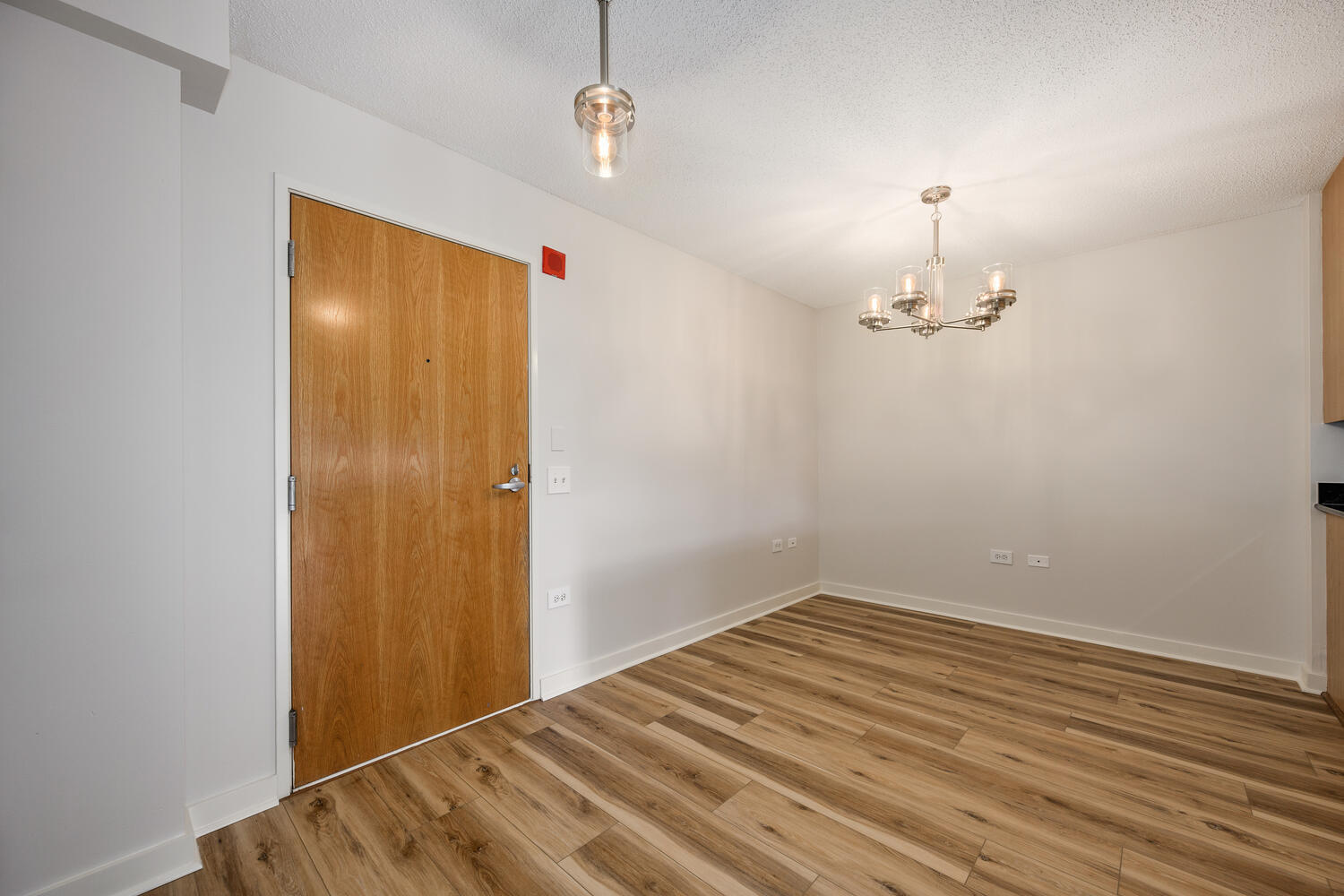 9655 Woods Drive, Unit 507 Skokie, IL 60077 - Photo 3 of 27 a view of empty room with wooden floor