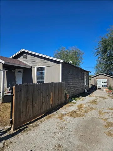 a backyard of a house