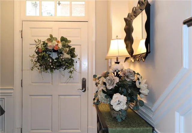 a view of a flower pot