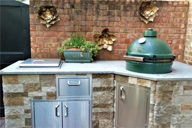 a view of a roof deck