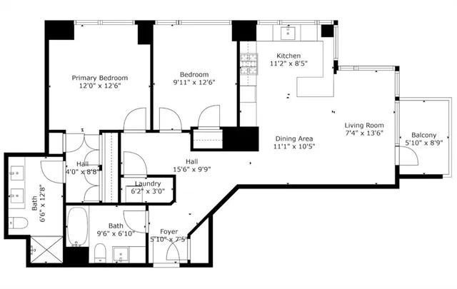 $8,900 | 133 Seaport Boulevard, Unit 1603, Boston, MA 02210
