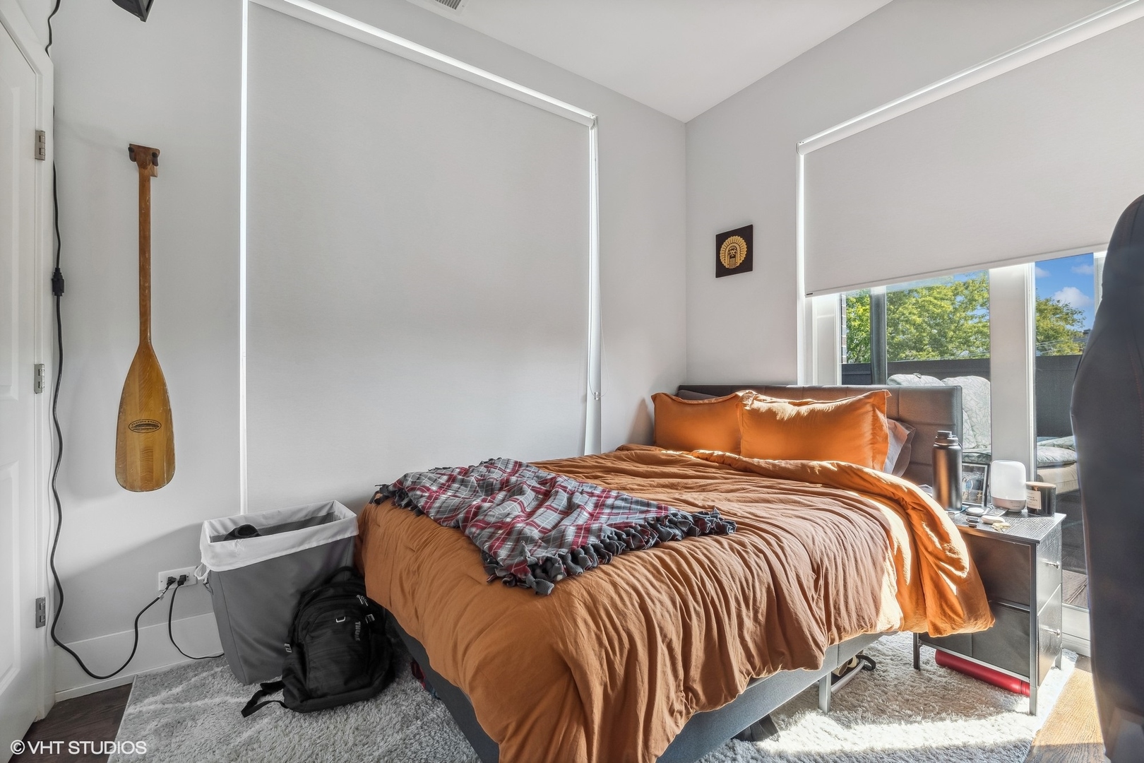 3719 North Seminary Avenue Chicago, IL 60613 - Photo 12 of 26 a bed sitting in a bedroom next to a window