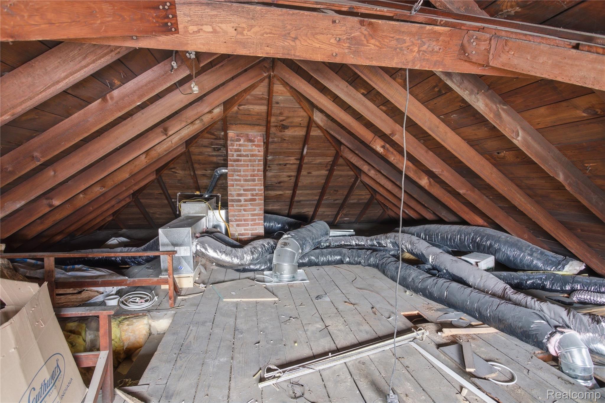 4624 Pacific Street Detroit, MI 48204 - Photo 30 of 39 View of unfinished attic