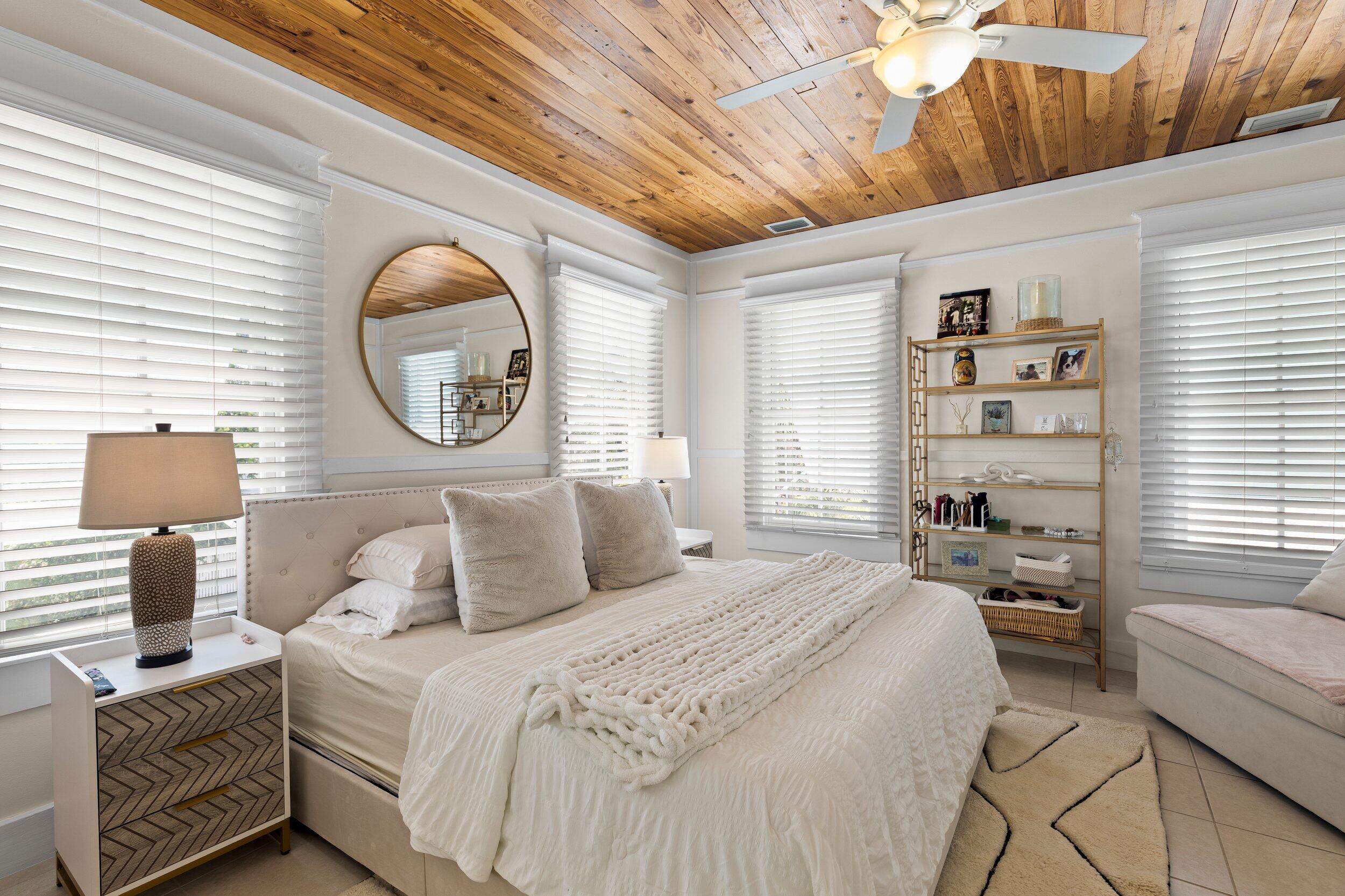 1420 White Street Key West, FL 33040 - Photo 33 of 48 a bedroom with bed and a large window