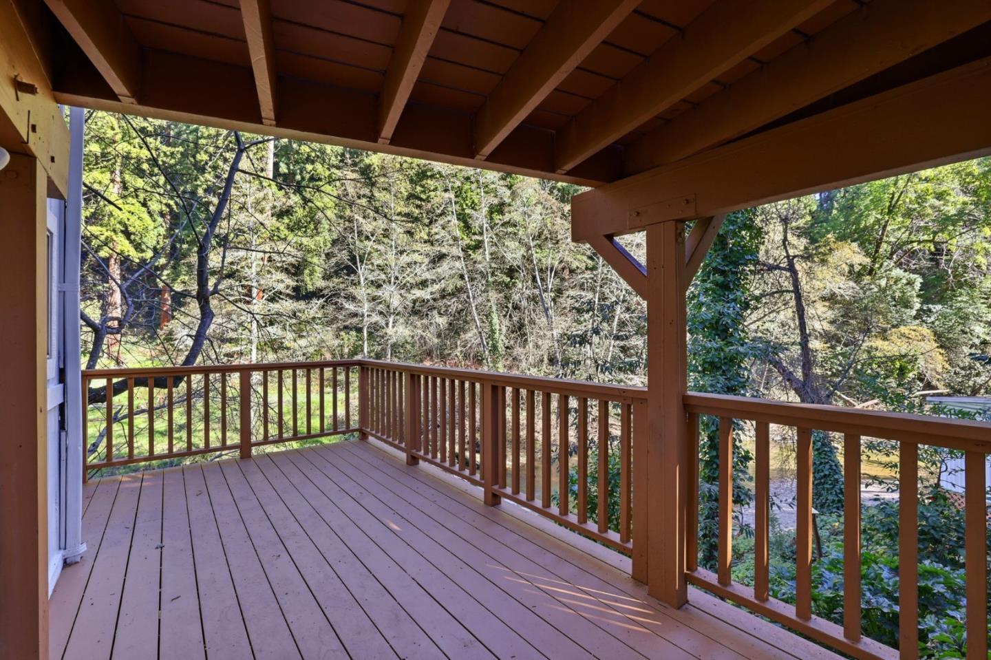 265 Brown Gables Road, Unit 11 Ben Lomond, CA 95005 - Photo 45 of 50 a view of a porch with wooden floor