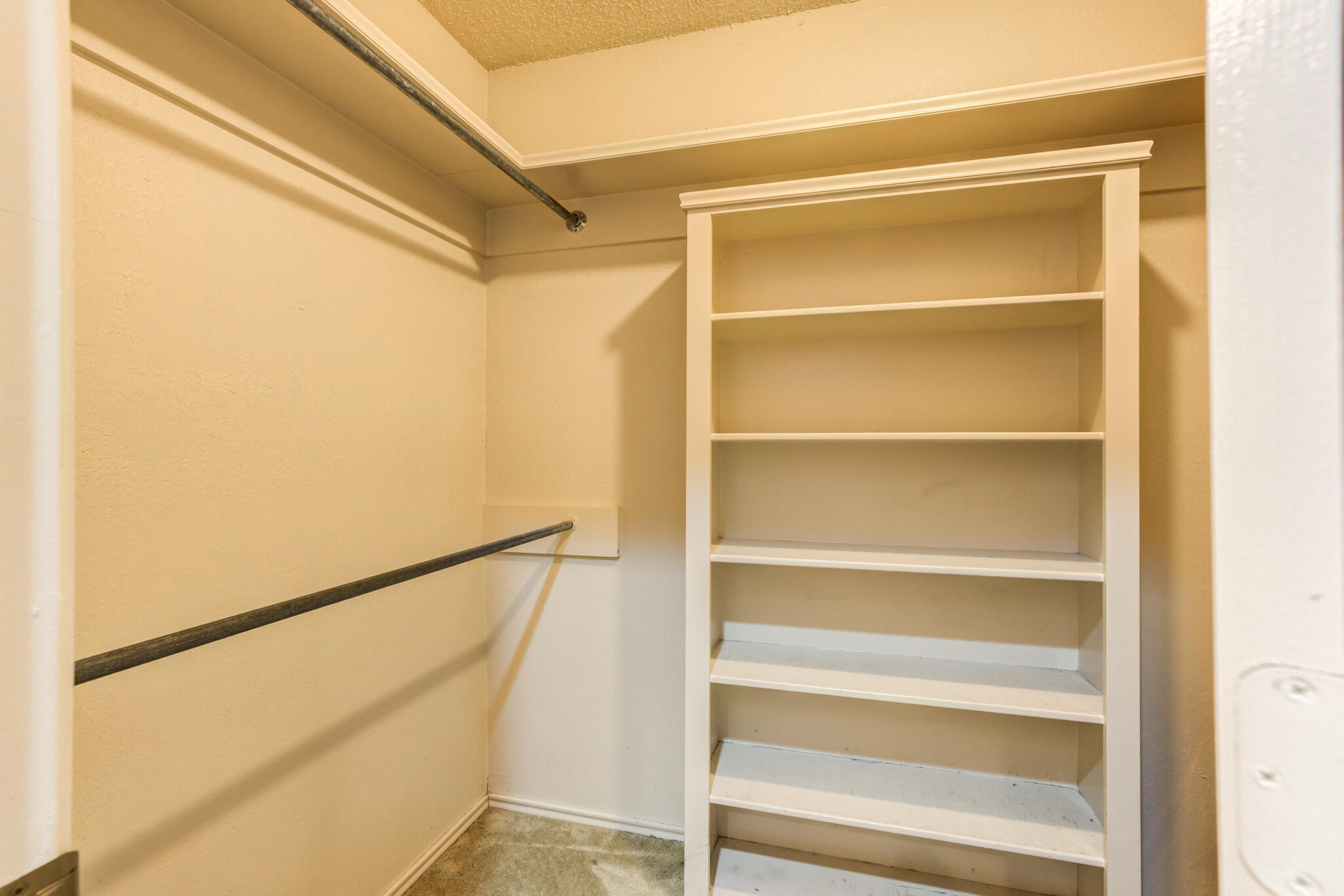 4629 88th Street Lubbock, TX 79424 - Photo 45 of 60 a view of walk in closet with empty racks