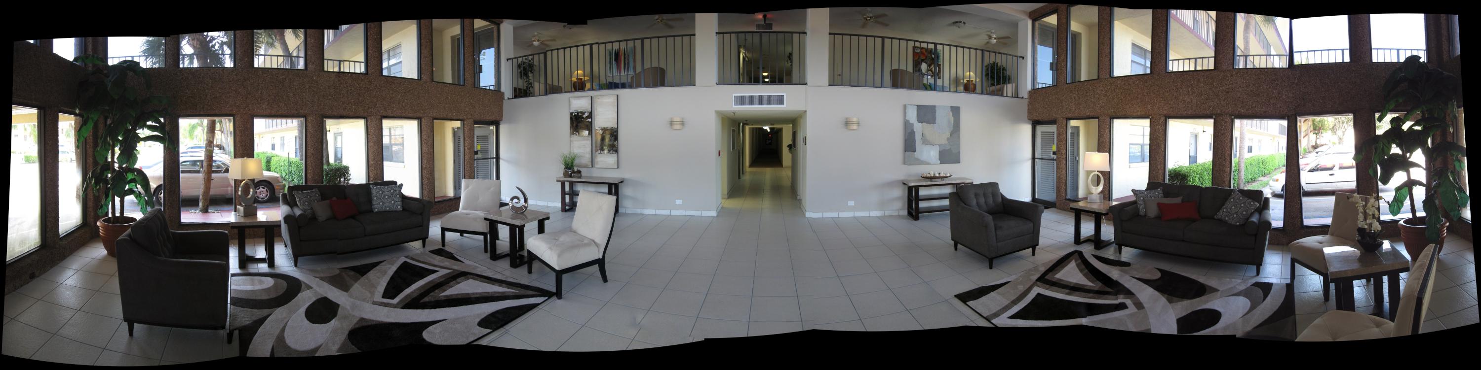 9233 Southwest 8th Street, Unit 402 Boca Raton, FL 33428 - Photo 7 of 35 5 9233 Lobby Pano2