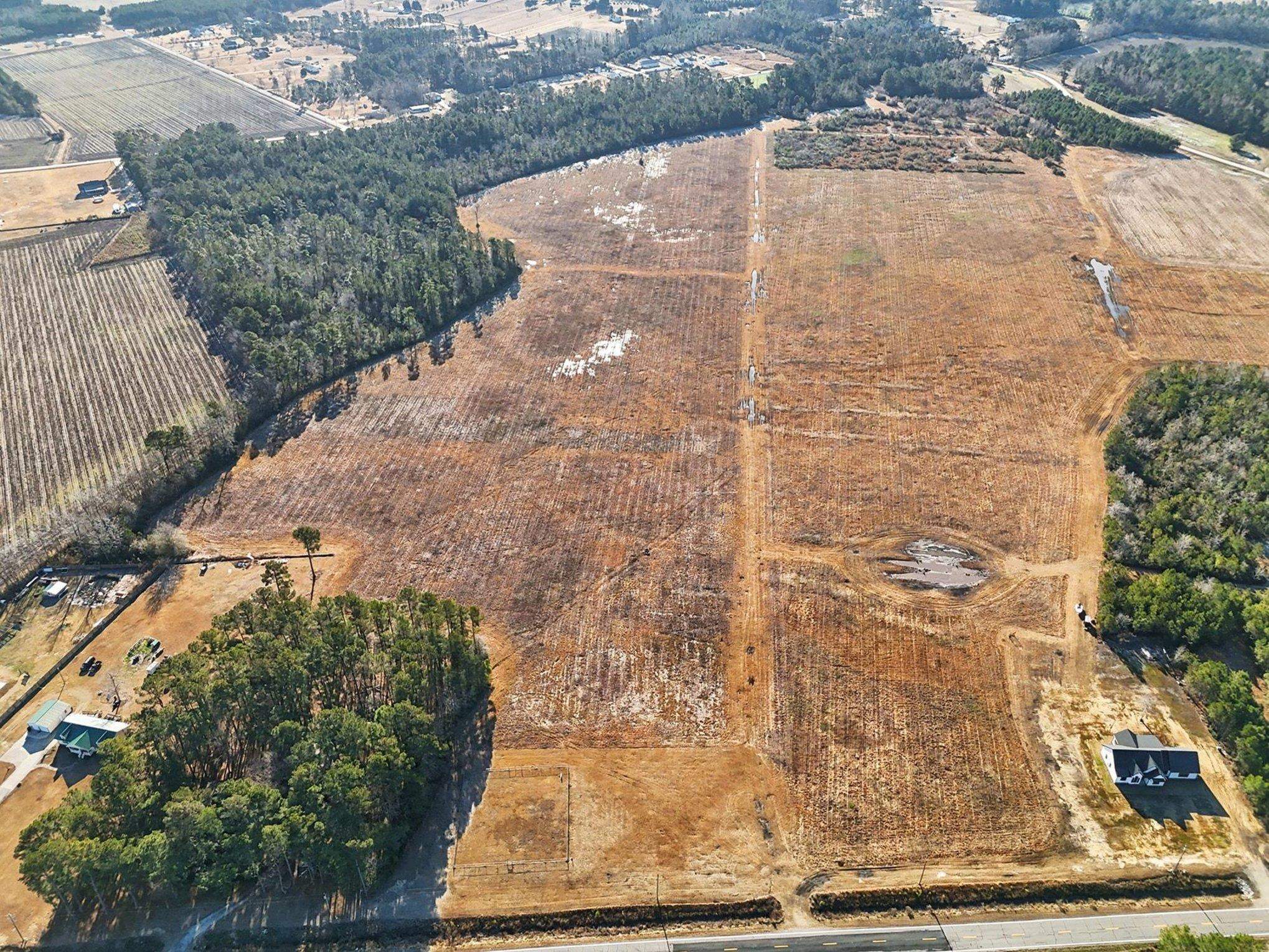 Tbd 87-acres Tbd 87-acres Airport Road Loris, SC 29569 - Photo 1 of 20 Aerial overview of property's location featuring extensive farmland and rural landscape