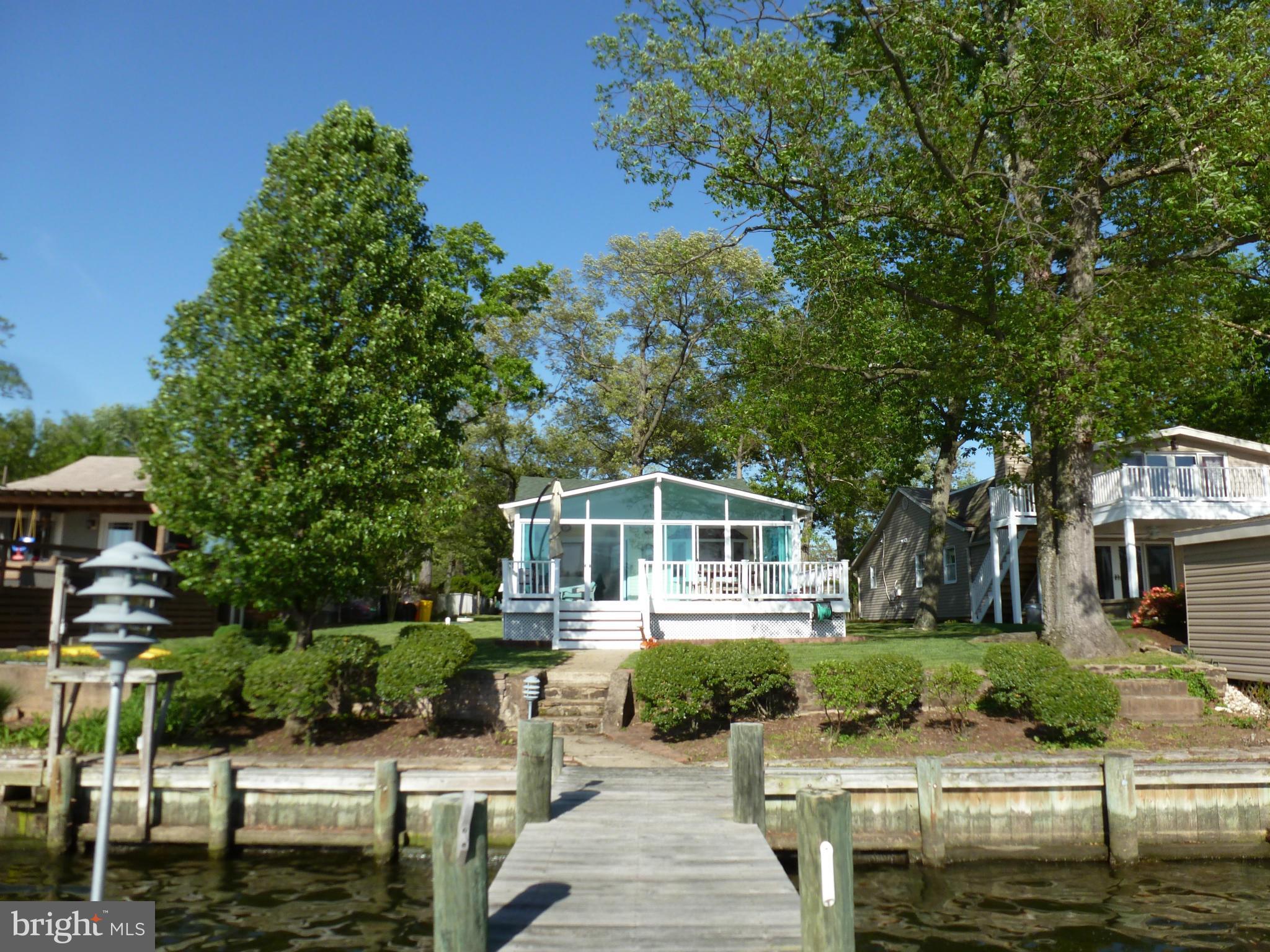 398 Riverside Drive Pasadena, MD 21122 - Photo 22 of 30 View to house from pier