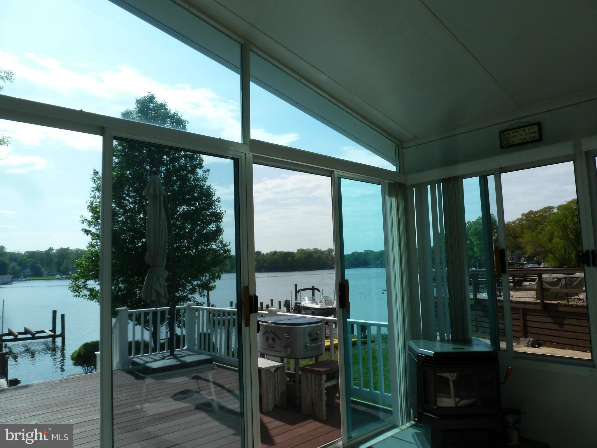 398 Riverside Drive Pasadena, MD 21122 - Photo 24 of 30 View from 3 season Sunroom