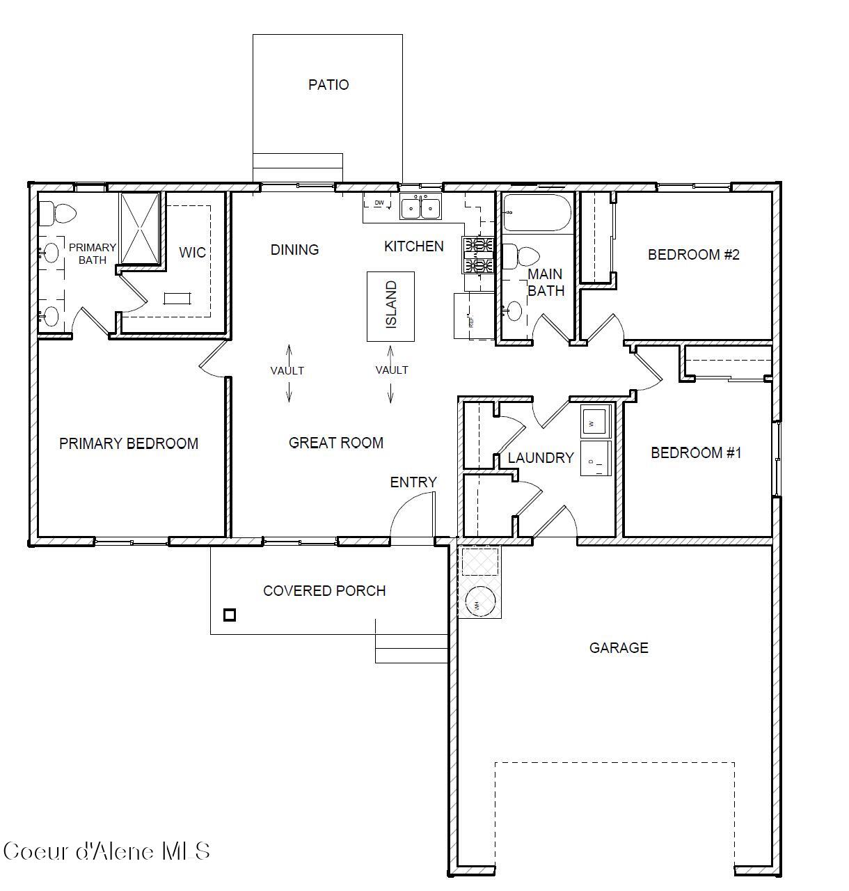 11848 North Entwistle Way Rathdrum, ID 83858 - Photo 26 of 27 4. Payette floor plan