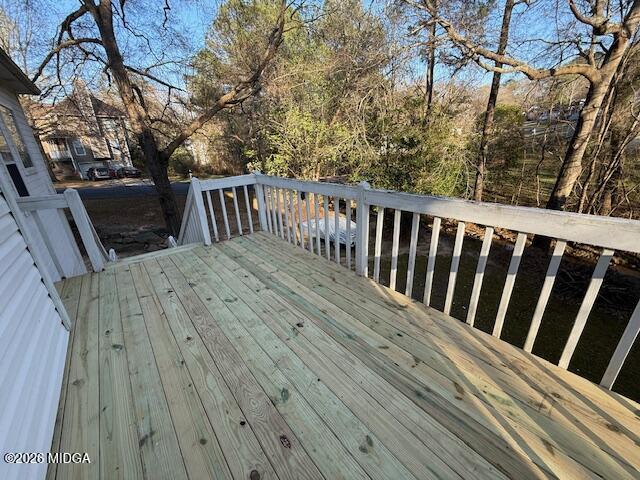 135 Chadwick Trail Macon, GA 31210 - Photo 19 of 22 a view of balcony with wooden floor