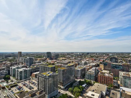 a view of a terrace with sitting area