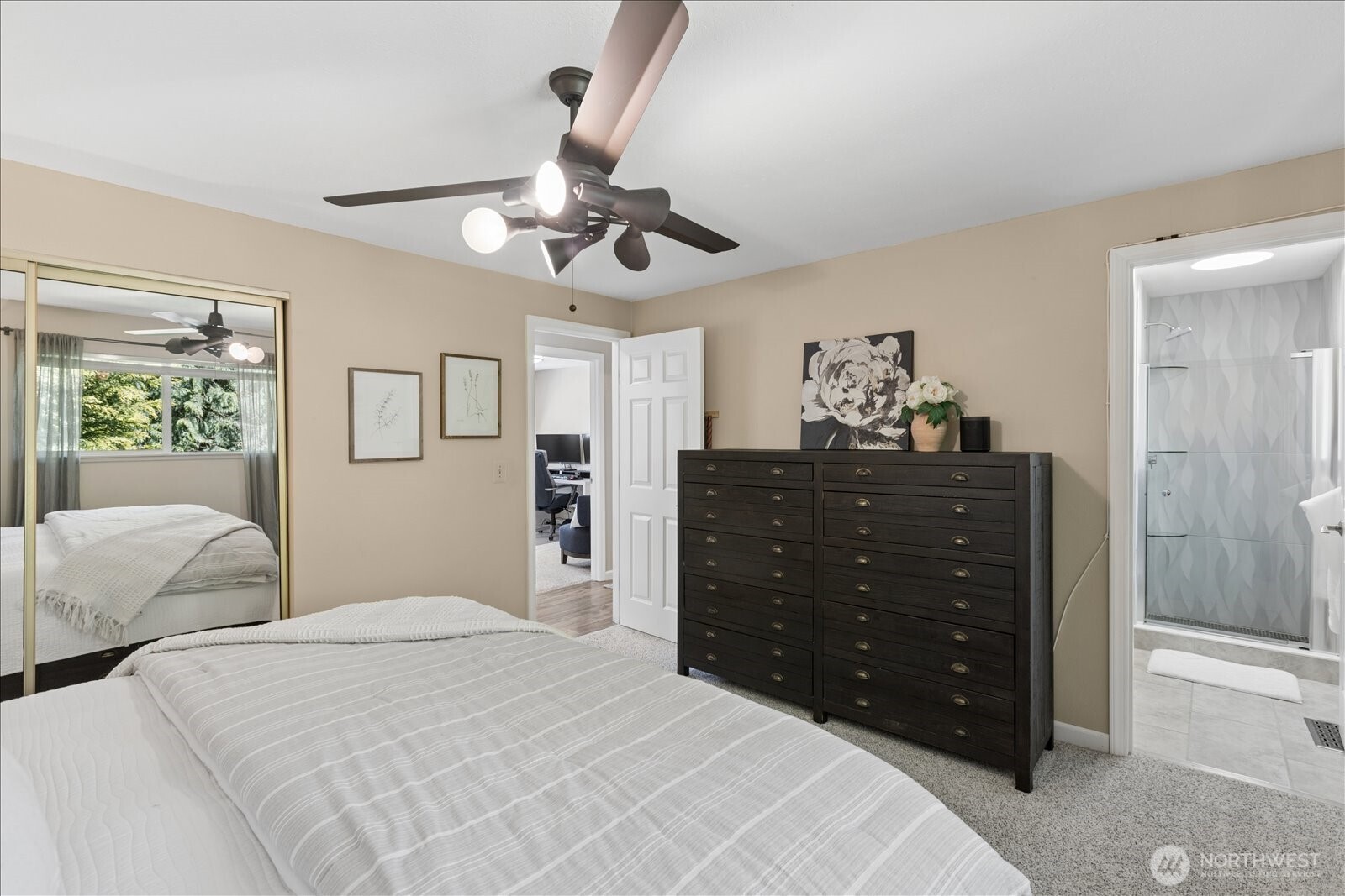 4629 128th Place Southeast Everett, WA 98208 - Photo 17 of 39 a bedroom with a bed and a dresser