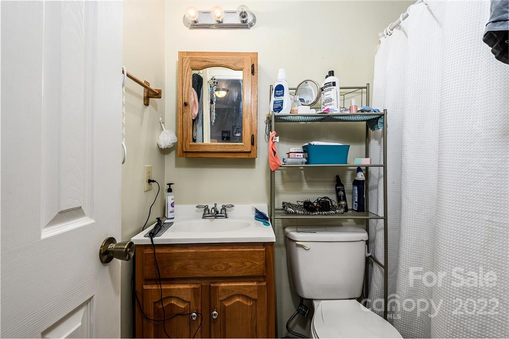 3521 Section House Road Hickory, NC 28601 - Photo 45 of 48 a bathroom with a toilet sink and mirror