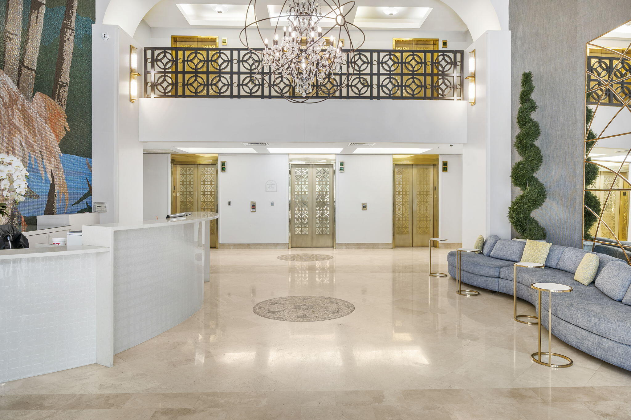 255 Evernia Street, Unit 407 West Palm Beach, FL 33401 - Photo 3 of 31 a view of a living room and entry way