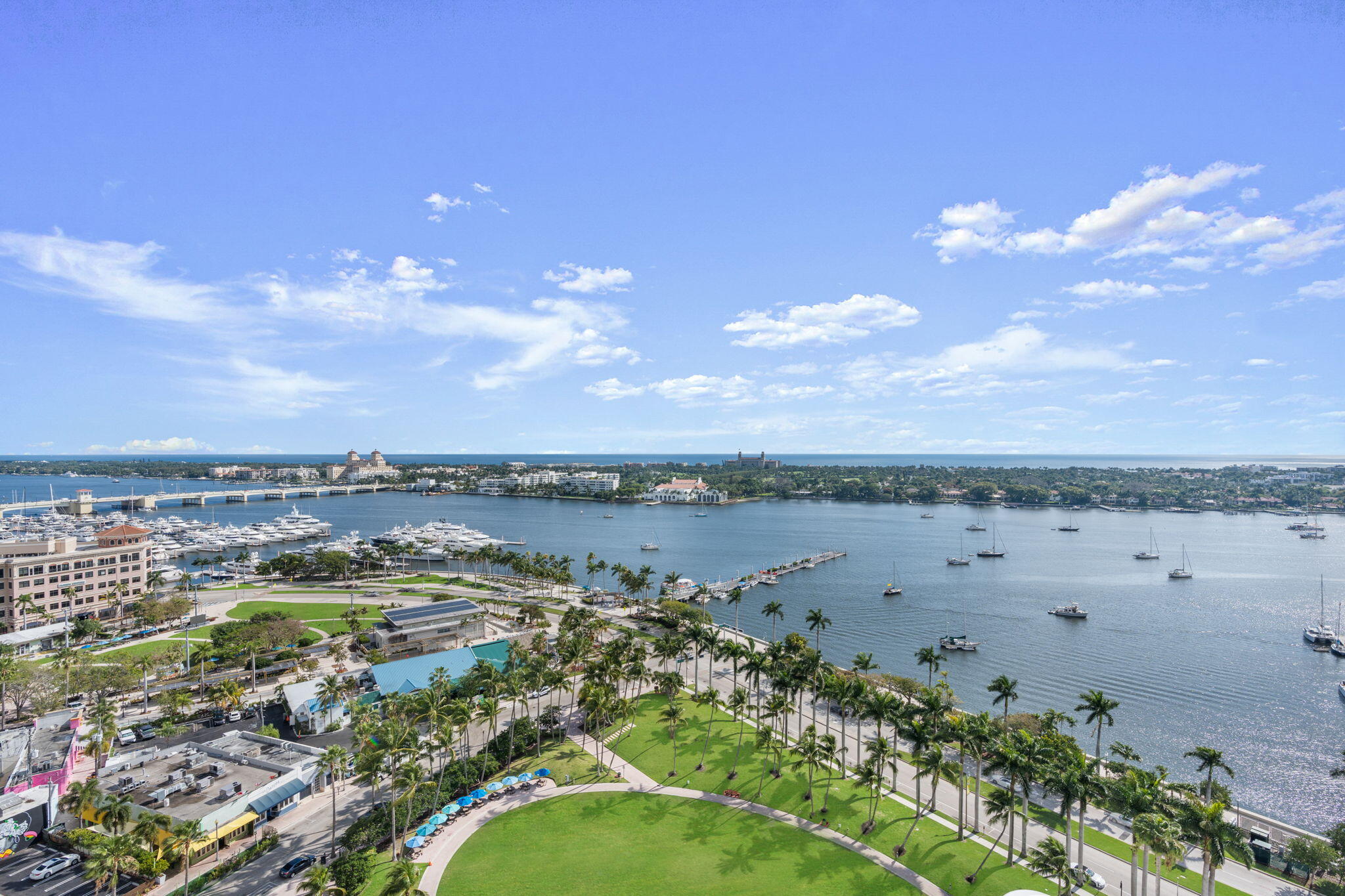 255 Evernia Street, Unit 407 West Palm Beach, FL 33401 - Photo 4 of 31 a view of a lake and mountain