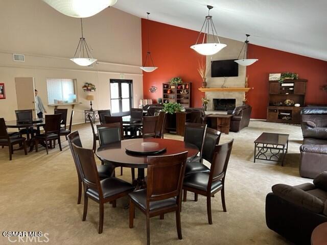 24303 Woolsey Canoga Park, Unit 26 Los Angeles, CA 90068 - Photo 28 of 28 a view of a dining room with furniture