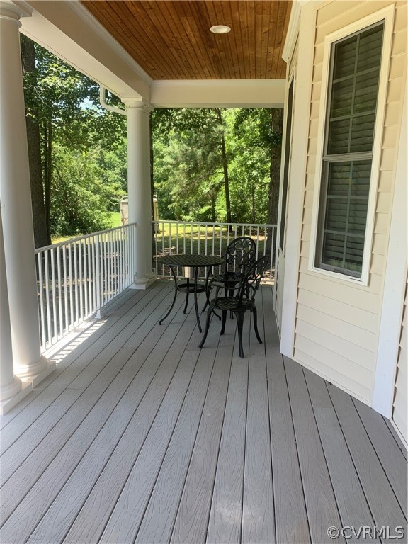 20710 River Road Chesterfield, VA 23838 - Photo 22 of 24 a view of a two chairs on deck