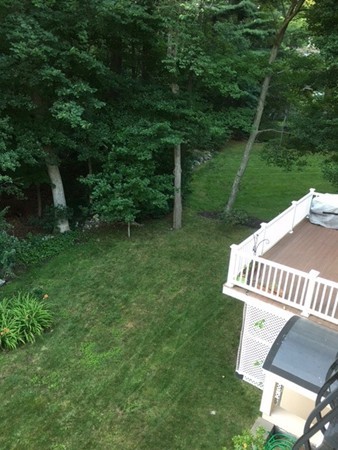 17 Drew Road Newton, MA 02467 - Photo 22 of 22 a view of a table and chairs in the garden