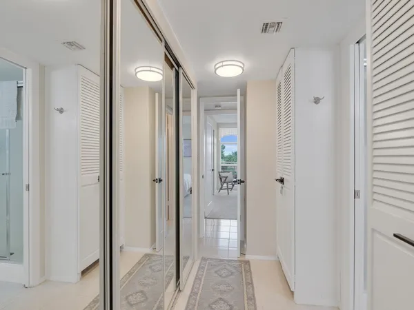 a view of a bathroom with shower