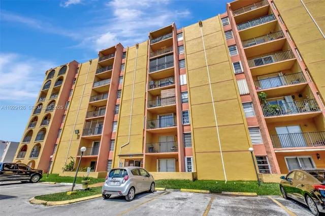 a front view of a building