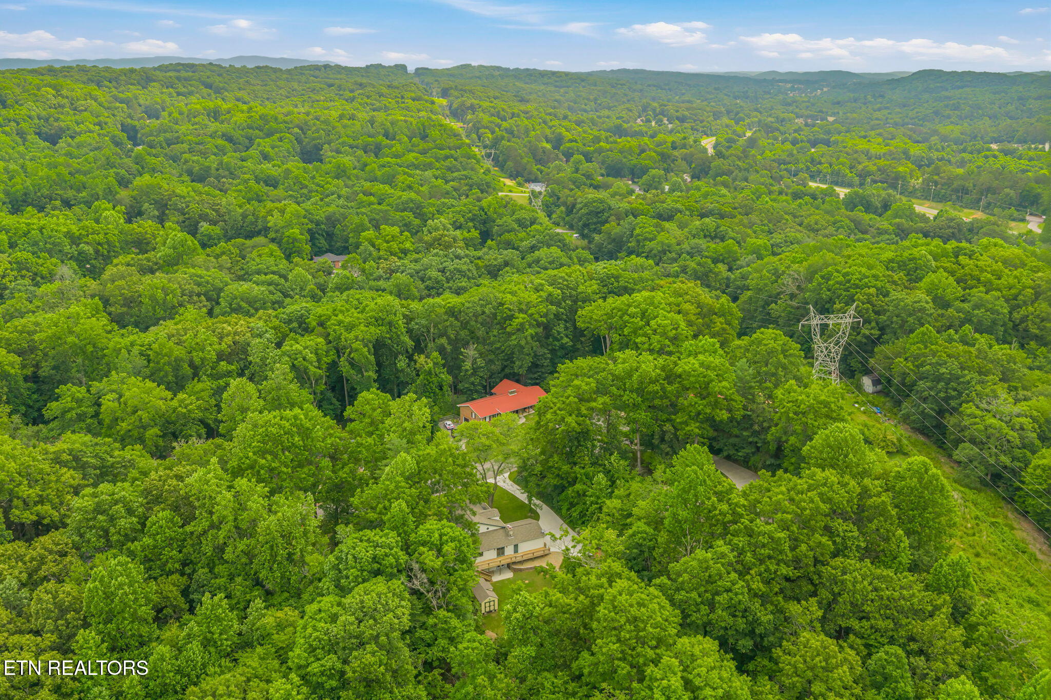 138 Newell Lane Oak Ridge, TN 37830 - Photo 50 of 51 138 Newell Ln - Aerial View (5)