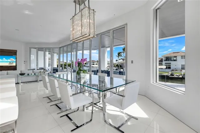 a balcony with furniture and city view