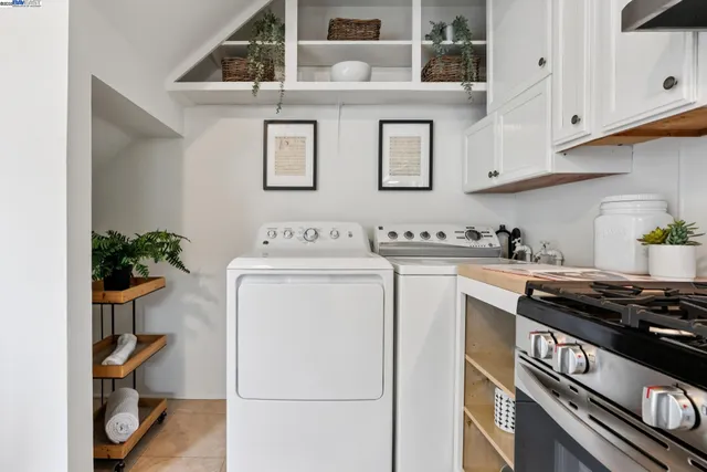 a kitchen with stainless steel appliances white cabinets and a stove