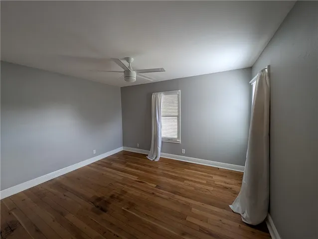 wooden floor in an empty room