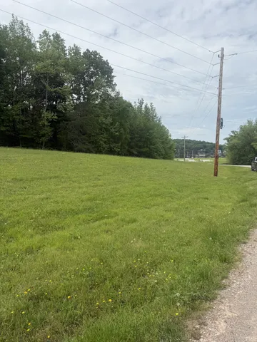 a view of an ocean from a yard