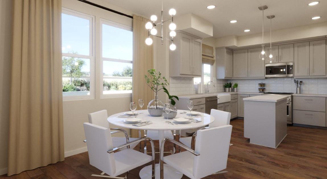 1771 Railway Circle Oakland, CA 94607 - Photo 2 of 6 a view of a dining room with furniture window and wooden floor