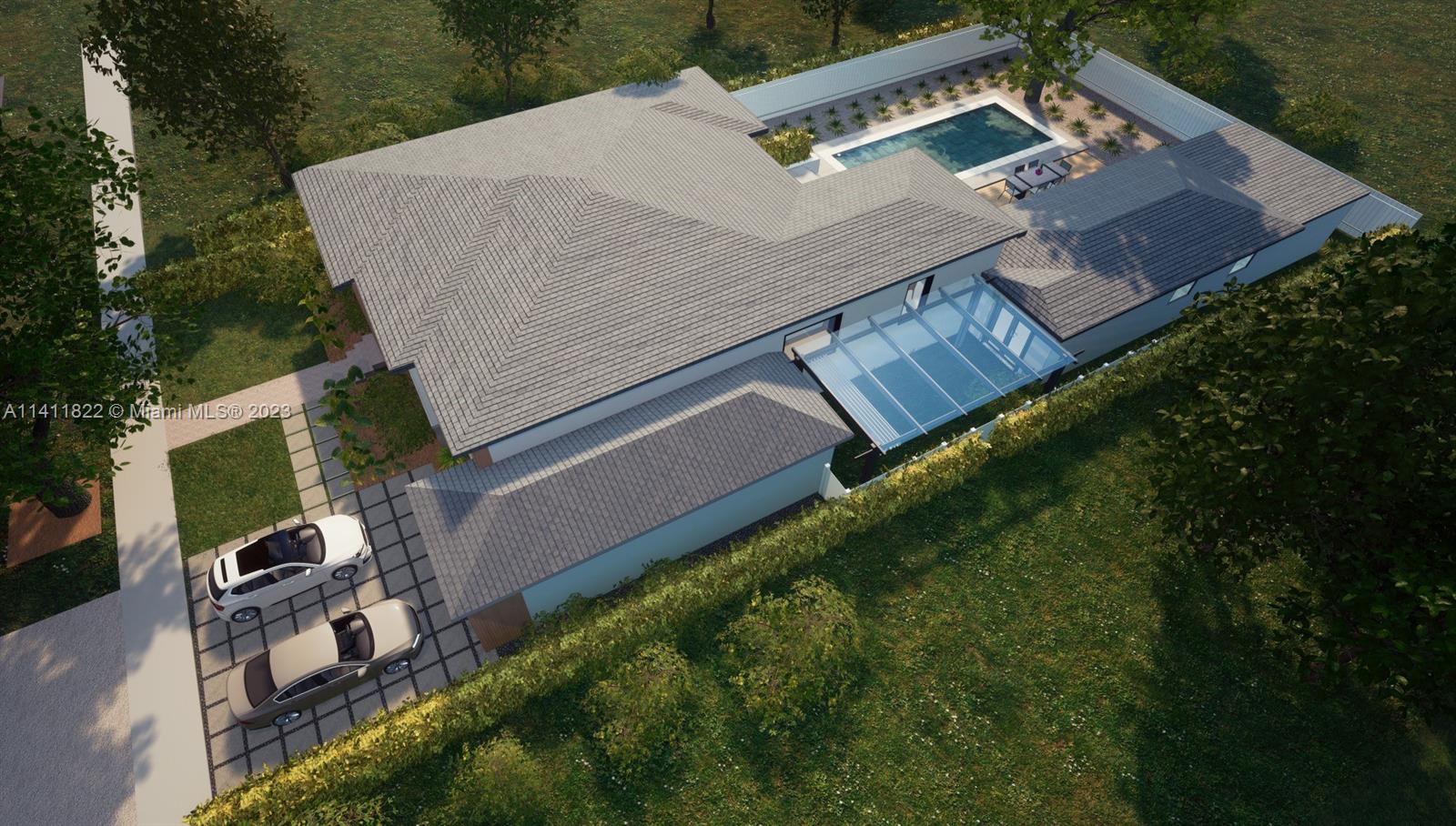 5956 Pine Tree Drive Miami Beach, FL 33140 - Photo 18 of 55 an aerial view of a house