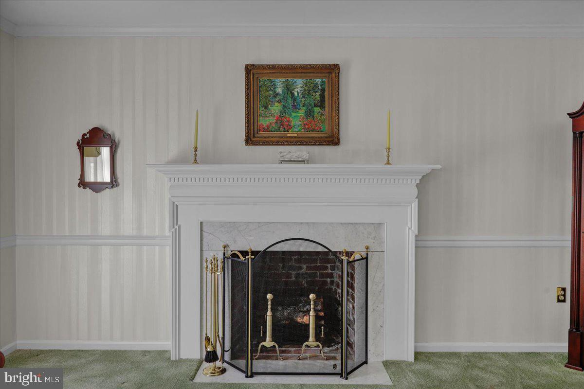 22 Lisa Road Sinking Spring, PA 19608 - Photo 28 of 60 a view of a livingroom with a fireplace and glass door