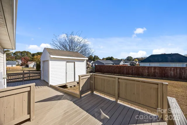 a view of balcony and deck