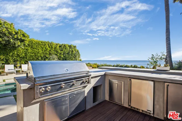 a view of beach and ocean