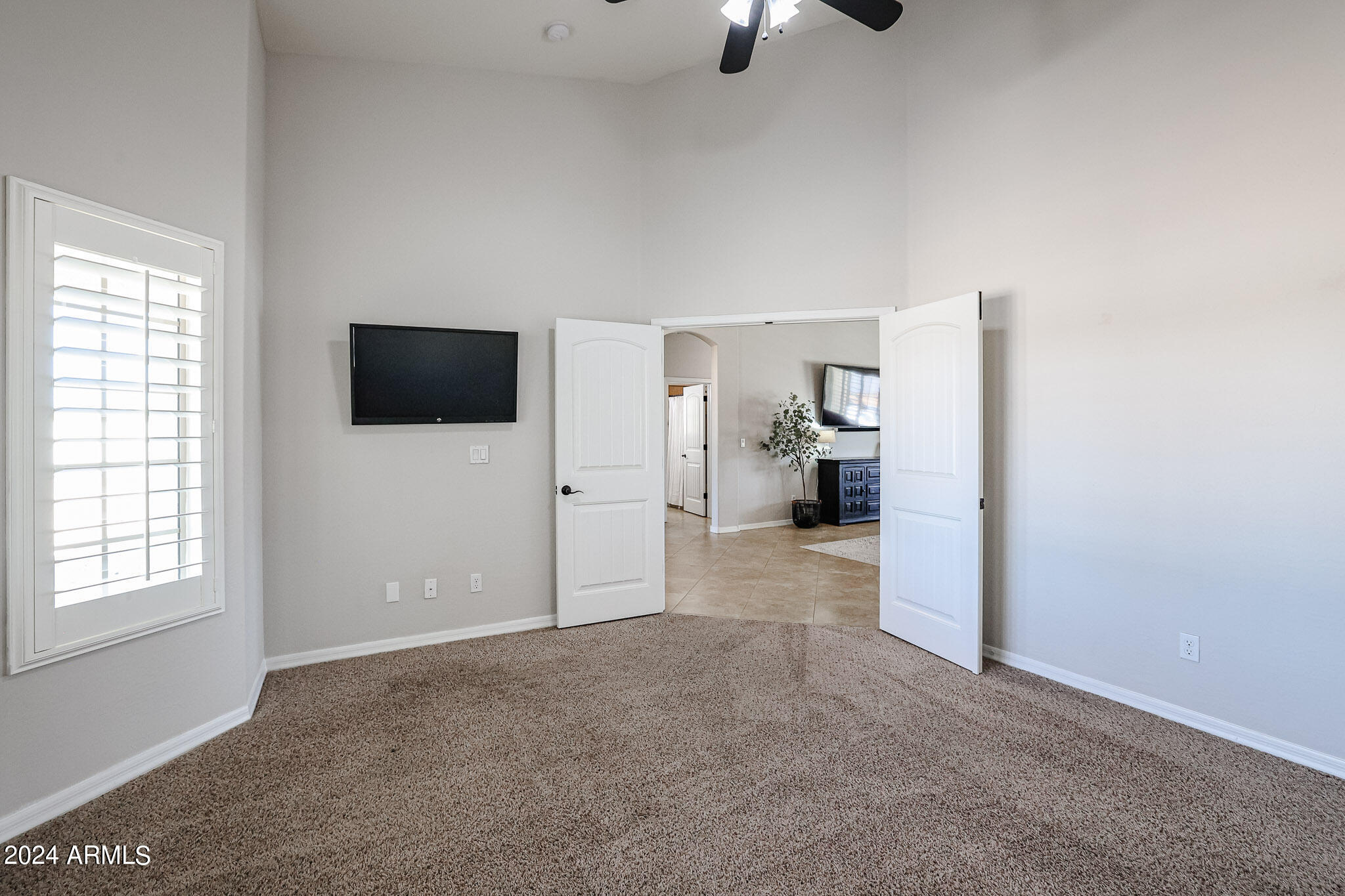 1135 North Signal Butte Road Mesa, AZ 85207 - Photo 22 of 67 Double door entry to bedroom