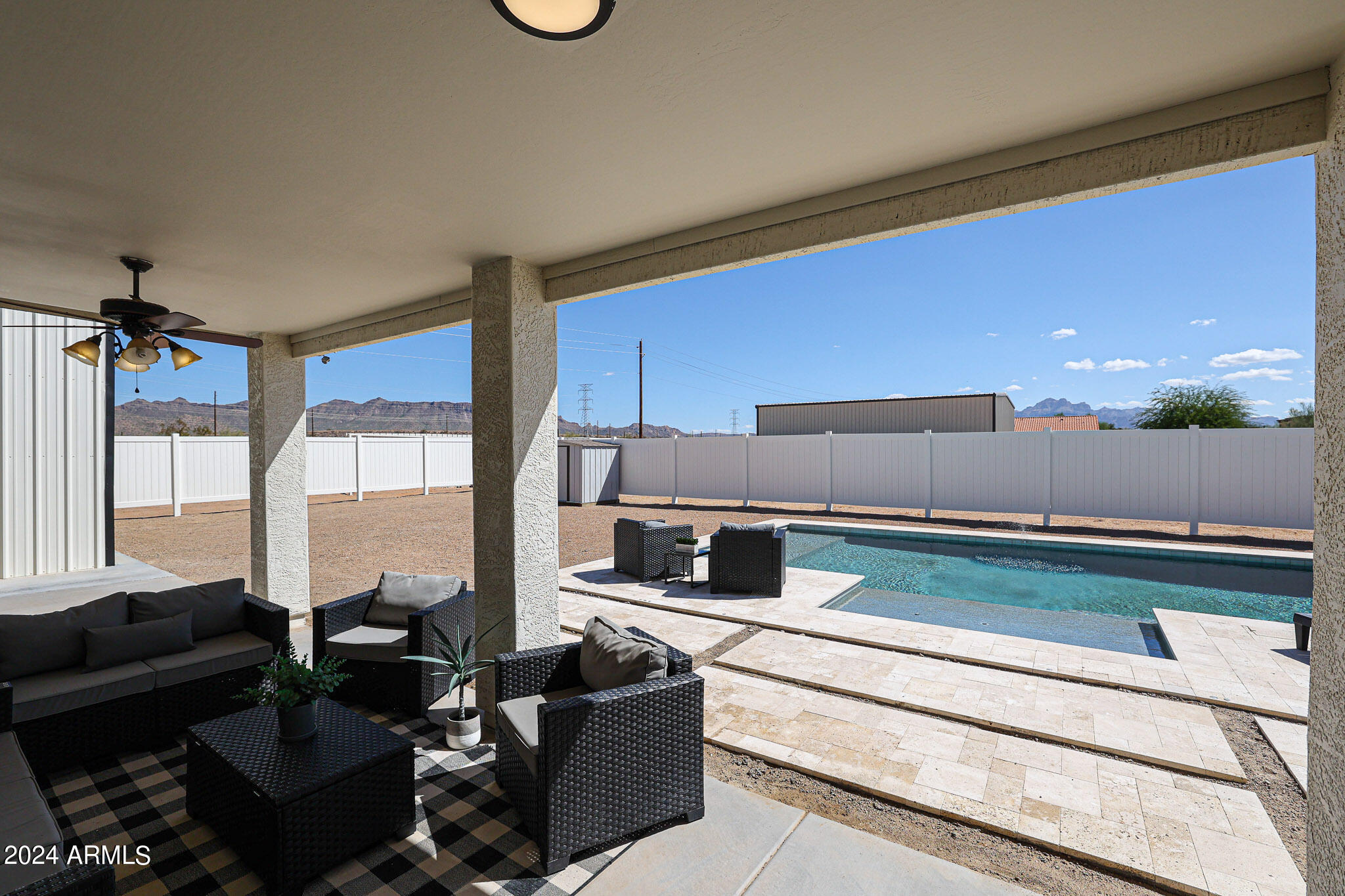 1135 North Signal Butte Road Mesa, AZ 85207 - Photo 43 of 67 Covered Back Patio