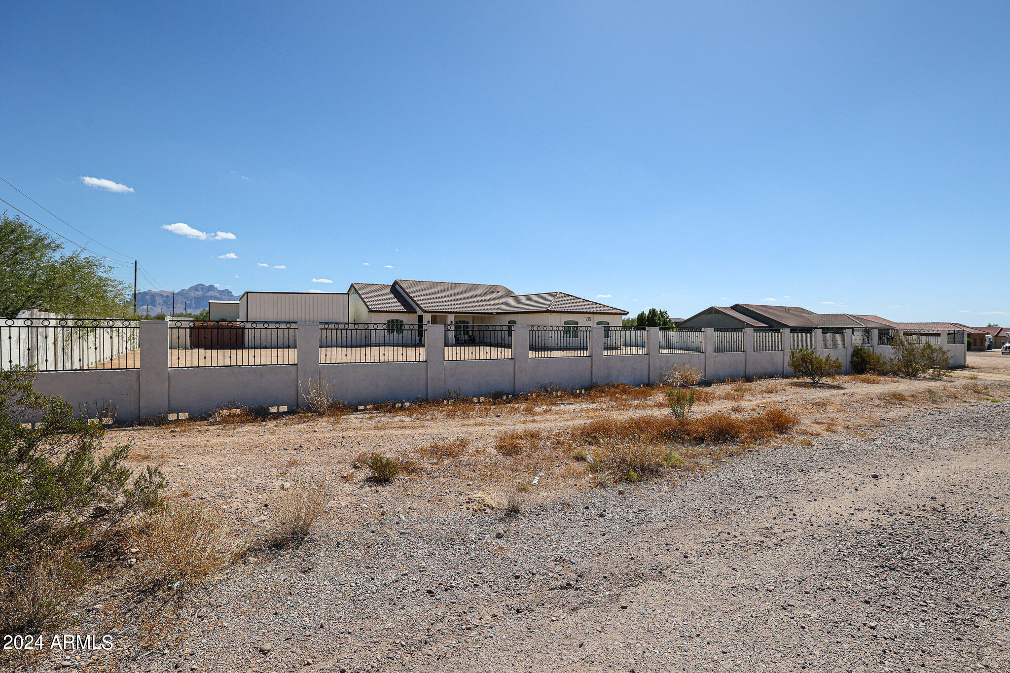 1135 North Signal Butte Road Mesa, AZ 85207 - Photo 8 of 67 Wrought Iron and Block Wall