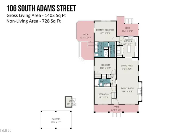 $365,000 | 106 South Adams Street, Durham, NC 27703