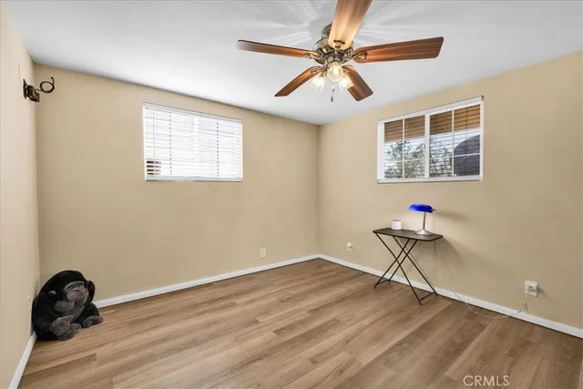 a view of a lake and mountains