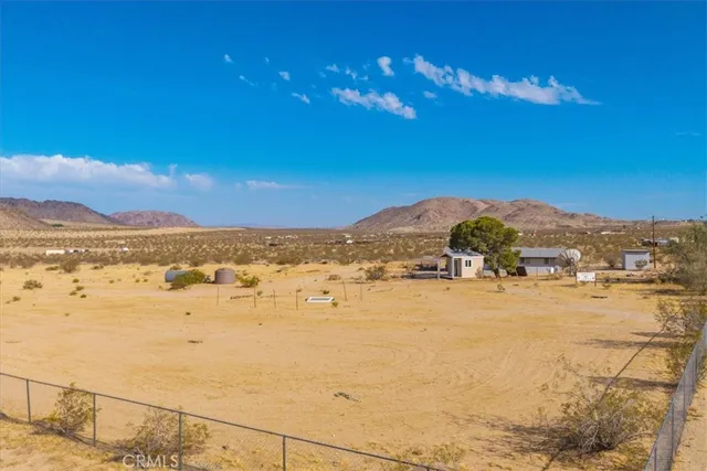 a view of a balcony from a room
