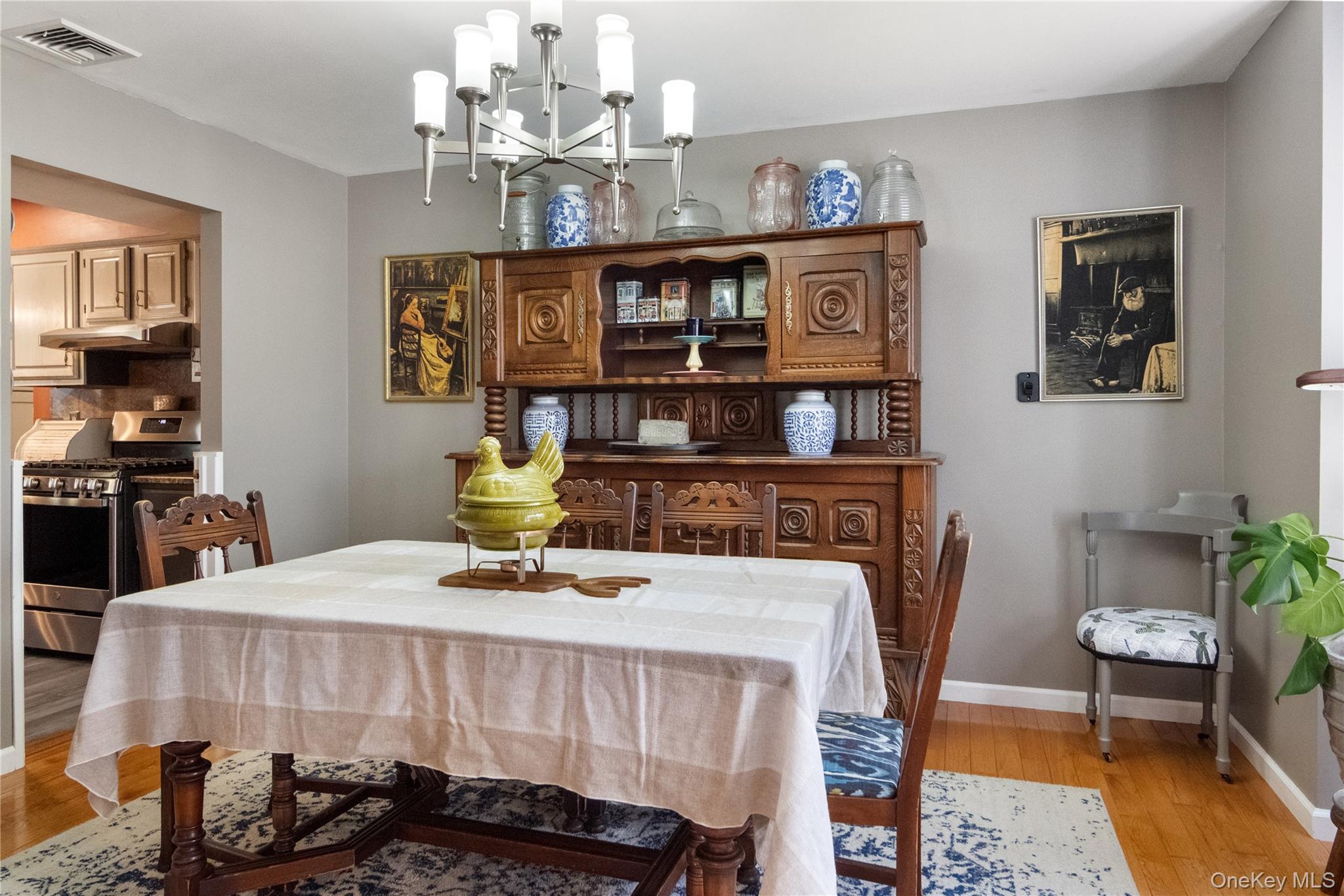 12 Chapel Road Newburgh, NY 12550 - Photo 9 of 46 a dining room with furniture and chandelier