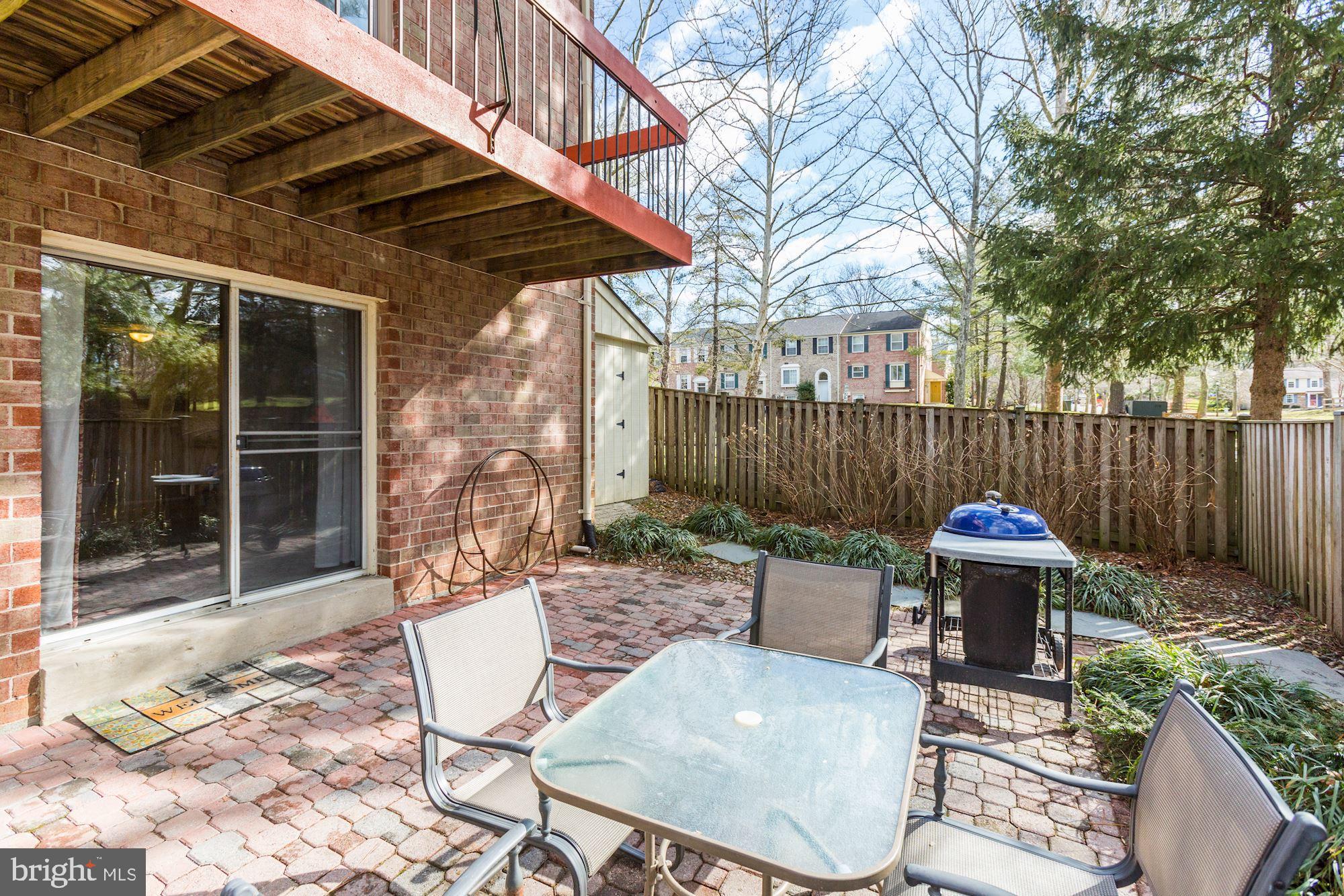 9701 Early Spring Way Columbia, MD 21046 - Photo 33 of 36 Patio view 2 Fully Fenced rear yard
