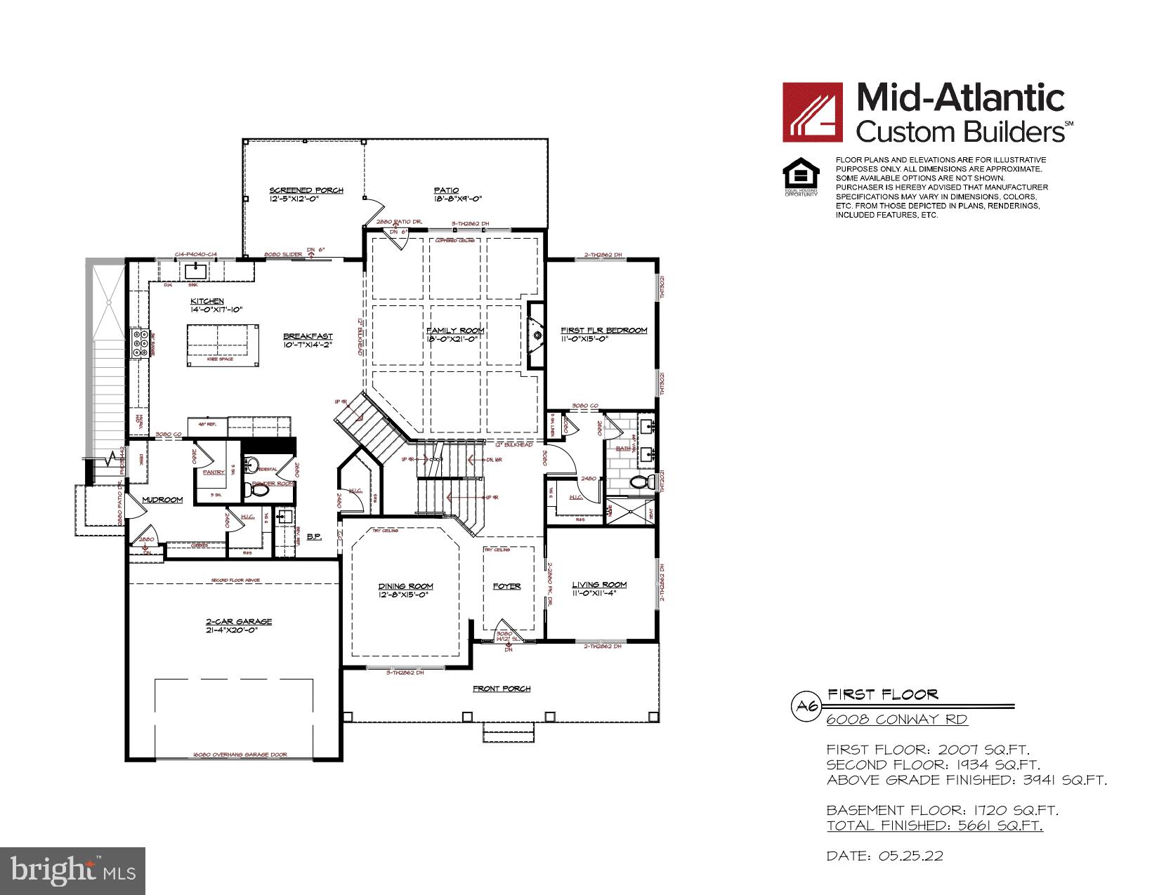 6008 Conway Road Bethesda, MD 20817 - Photo 5 of 7 Main Level Floor Plan