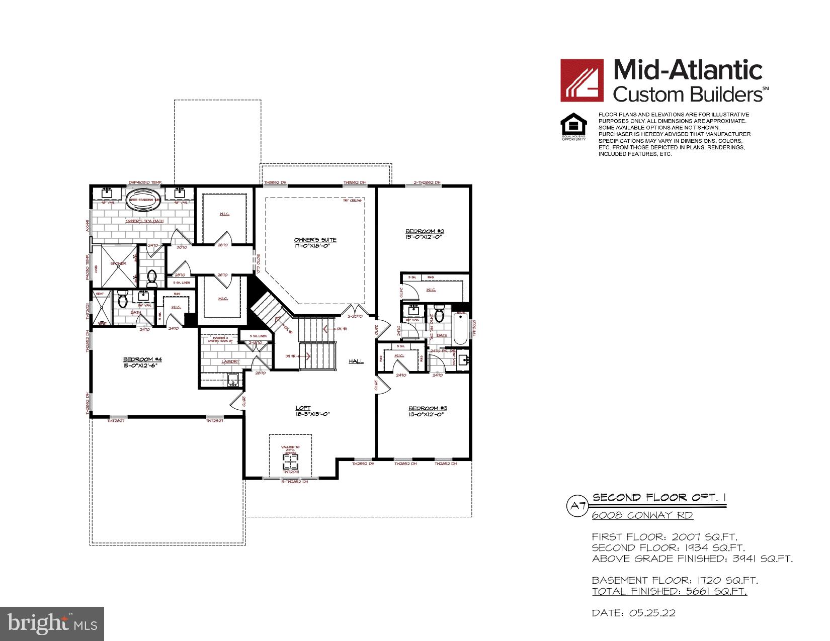 6008 Conway Road Bethesda, MD 20817 - Photo 6 of 7 Upper Level Floor Plan