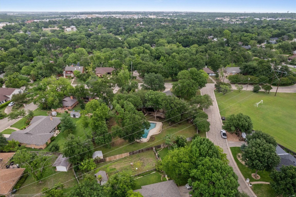 4101 Briar Cliff Road Temple, TX 76502 - Photo 39 of 40 an aerial view of a houses with a yard and lake view
