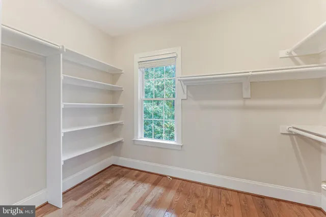 a view of a garden with a building in the background