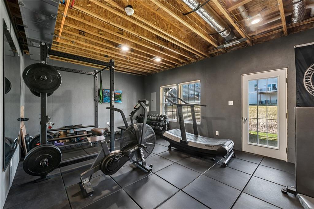 204 Eagle Drive Cranberry Township, PA 16066 - Photo 29 of 34 a view of a room with gym equipment
